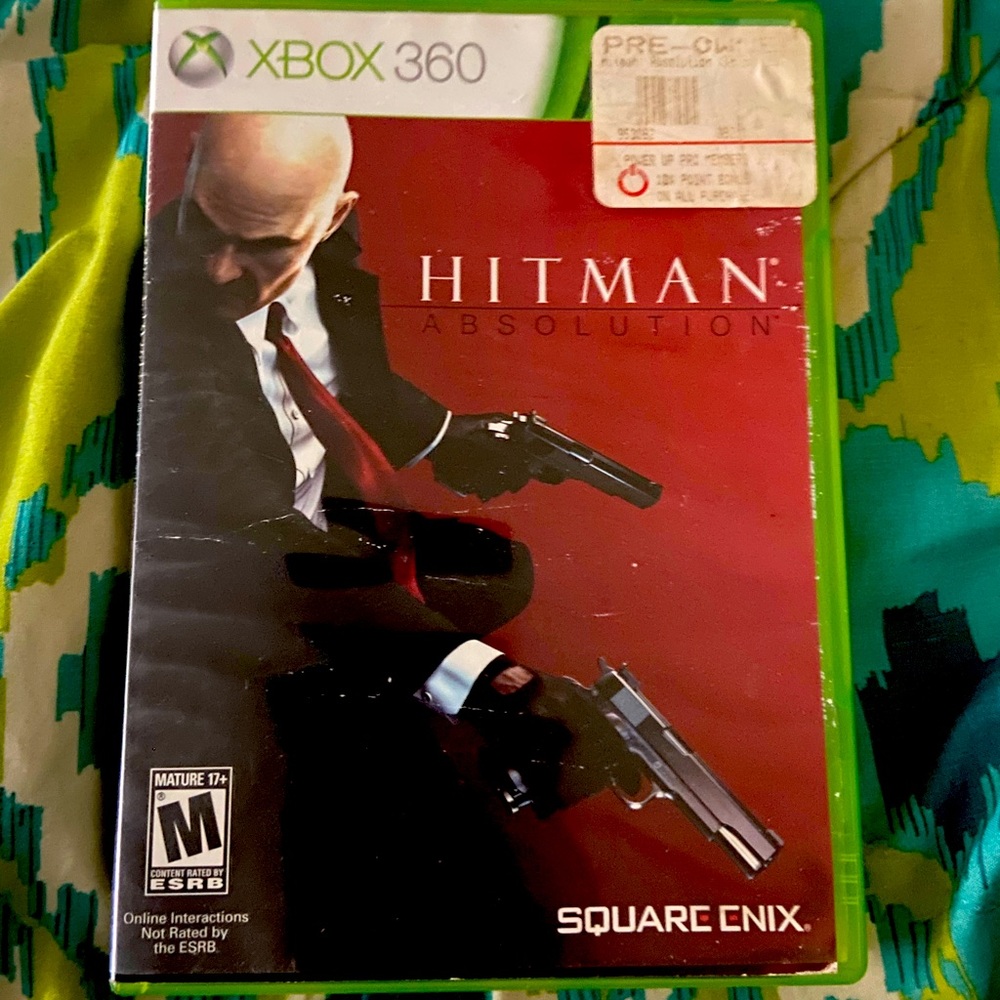 hitman absolution for the xbox 360 tested a works perfect no scratch’s